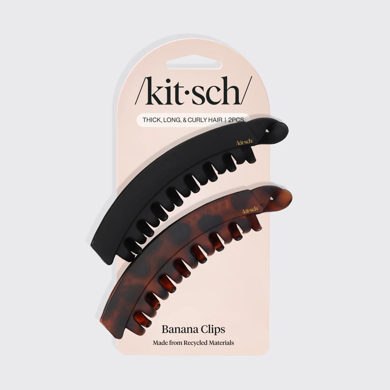Banana Clip 2pc- Black & Tort - Image 5