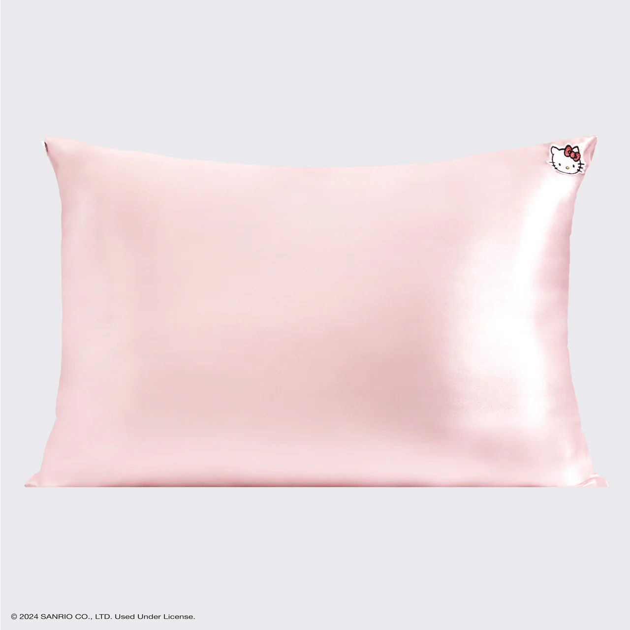 Kitsch x Hello Kitty Satin Pillowcase in Pink Hello Kitty Face - Image 4
