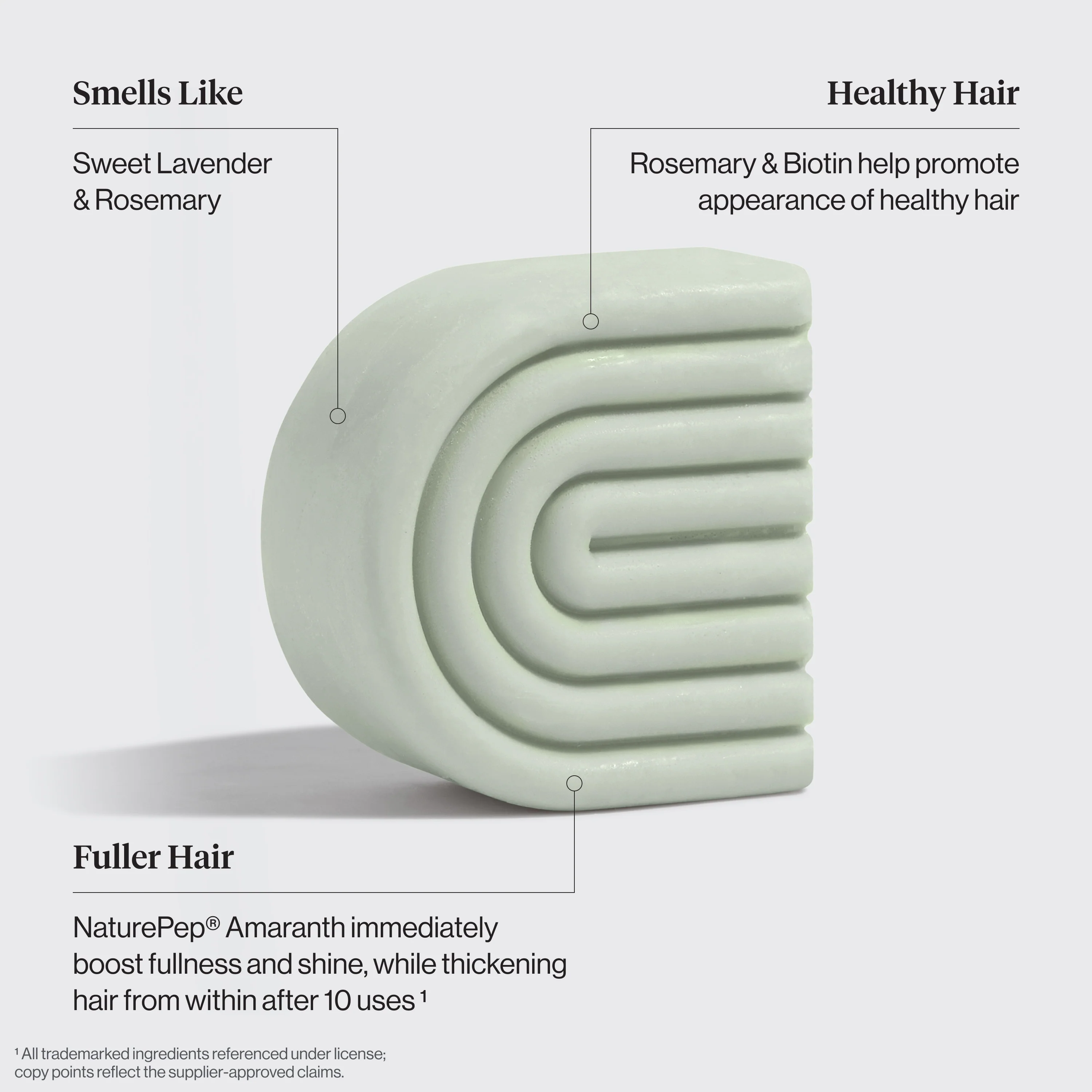 Rosemary & Biotin Volumizing Shampoo & Conditioner Bar Combo - Image 5