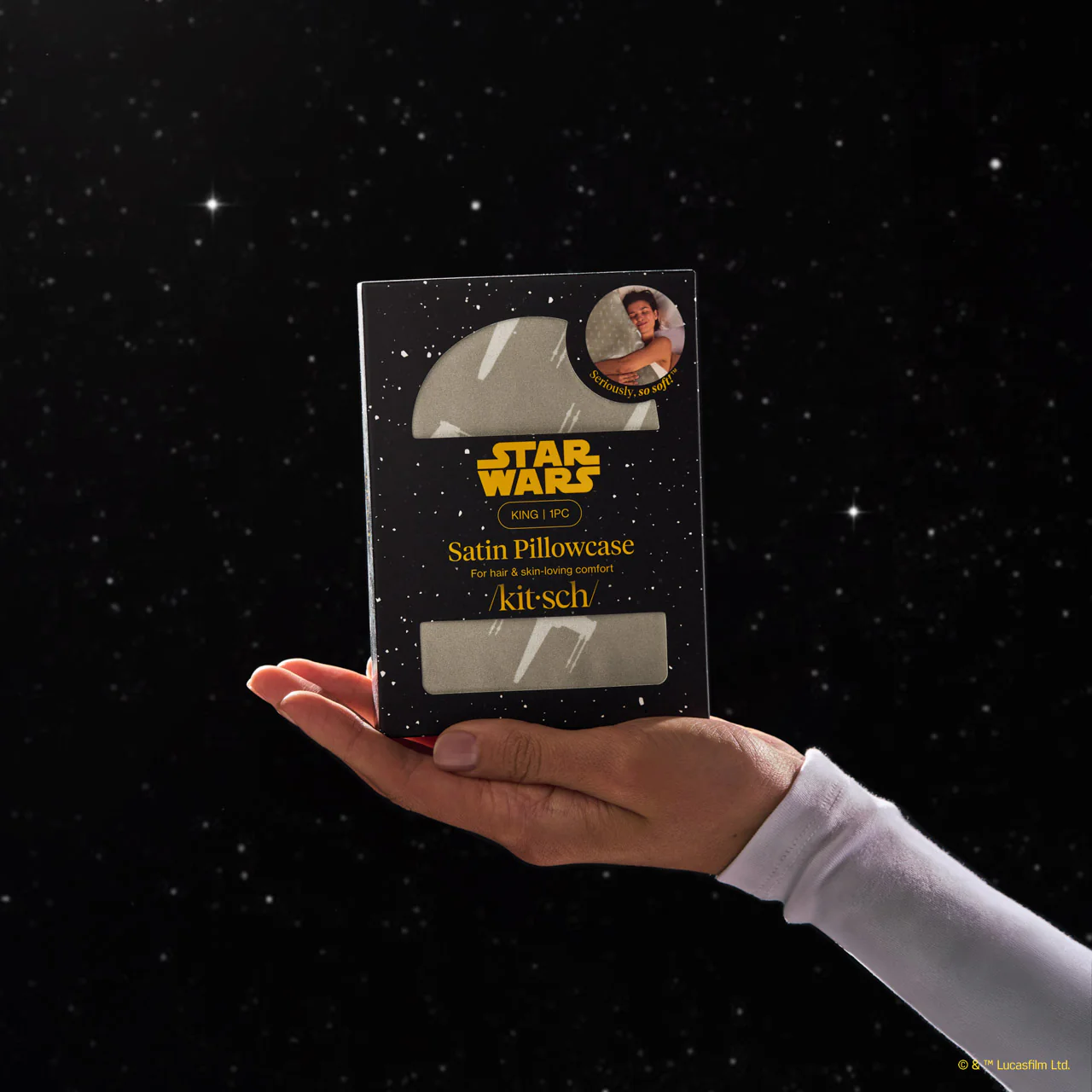 Star Wars™ & Kitsch Satin Pillowcase in Rebel Alliance 4 Pack - King - Image 5