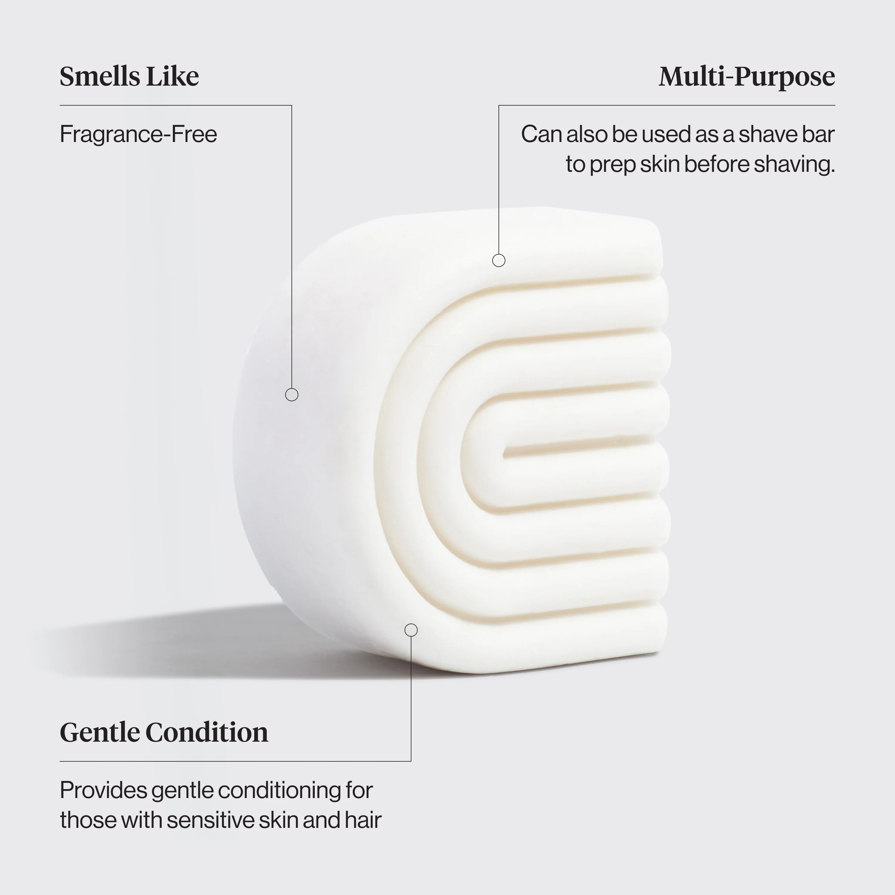 Ultra Sensitive Shampoo & Conditioner Bar Combo - Image 4